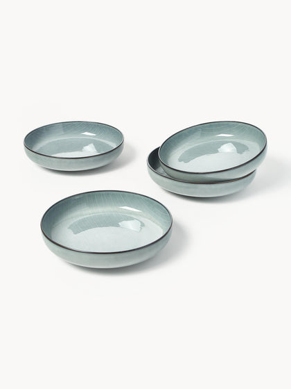 Westwing Boles Artesanales Nordic Sea Ø 22 Cm 4 Uds