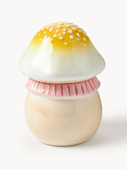 Westwing Bote de almacenamiento de dolomita Magic Mushroom