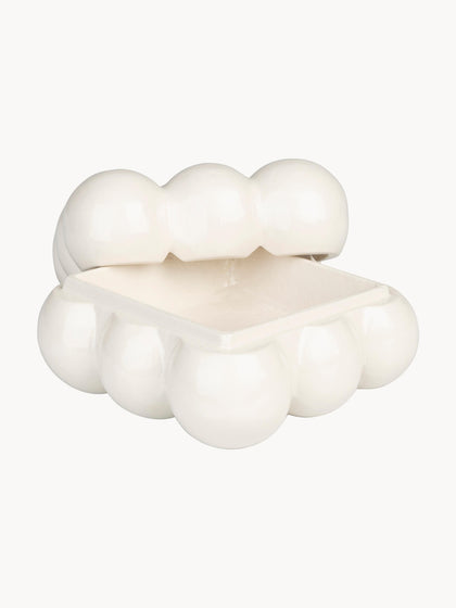 Westwing Caja De Almacenamiento De Porcelana Bubble 15 Cm