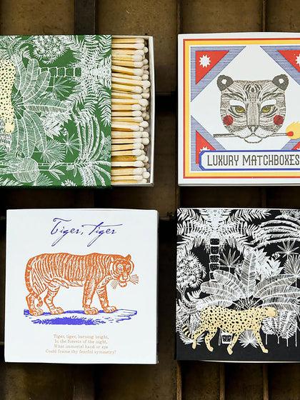 Westwing Caja De Cerillas De Diseño Cheetah In The Jungle