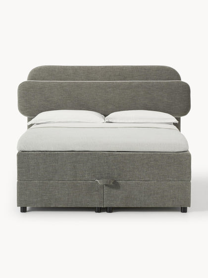 Westwing Cama Continental Con Espacio De Almacenamiento Enrica