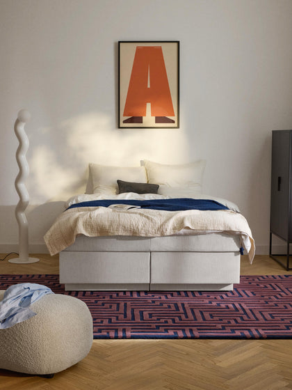 Westwing Cama Continental Con Espacio De Almacenamiento Enya