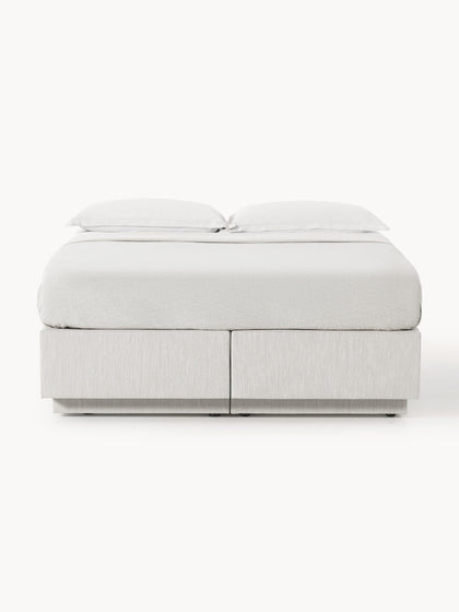 Westwing Cama Continental Con Espacio De Almacenamiento Enya