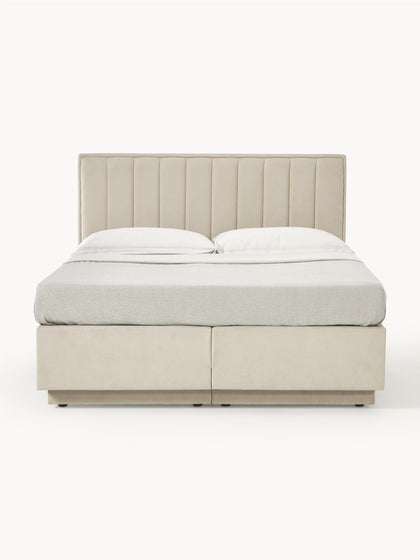 Westwing Cama Continental Con Espacio De Almacenamiento Livia