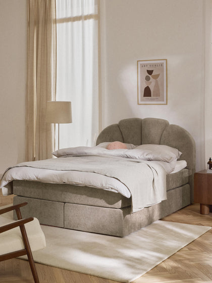 Westwing Cama Continental Con Espacio De Almacenamiento Romia