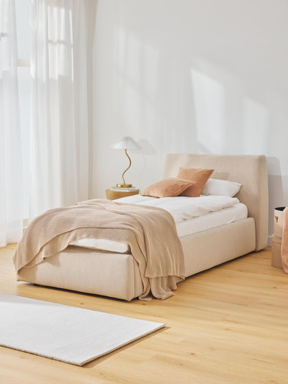 Westwing Cama Individual Con Espacio De Almacenamiento Cloud