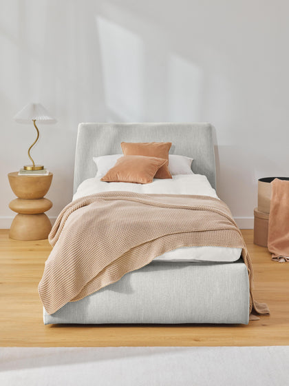 Westwing Cama Individual Con Espacio De Almacenamiento Cloud