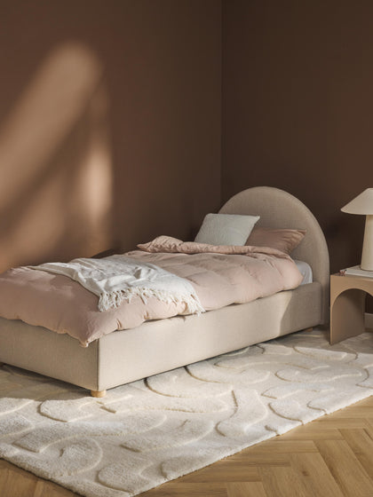 Westwing Cama Individual Ebba Con Espacio De Almacenamiento
