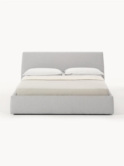 Westwing Cama Tapizada Con Espacio De Almacenamiento Cloud