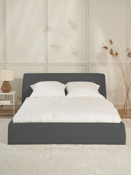 Westwing Cama Tapizada Con Espacio De Almacenamiento Cloud