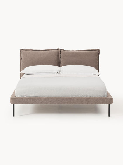 Westwing Cama Tapizada De Borreguillo Bouclé Amelia