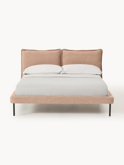 Westwing Cama Tapizada De Borreguillo Bouclé Amelia