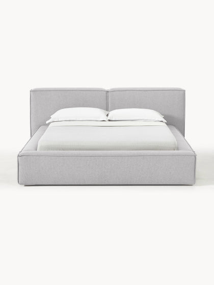 Westwing Cama Tapizada Lennon Con Espacio De Almacenamiento