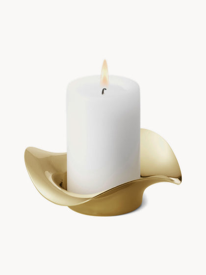 Westwing Candelabro De Acero Inoxidable Con Forma Orgánica Cobra