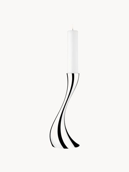 Westwing Candelabro De Acero Inoxidable Con Forma Orgánica Cobra 40 cm