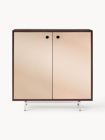 Westwing Chiffonnier Con Puertas De Cristal Scarlett