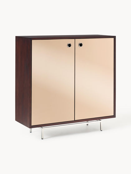 Westwing Chiffonnier con puertas de cristal Scarlett