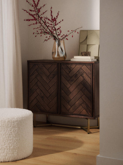 Westwing Chiffonnier De Madera Maciza De Mango Luca