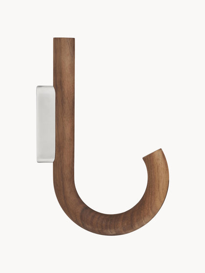 Westwing Colgador de madera de nogal Umbrella tamaños diferentes