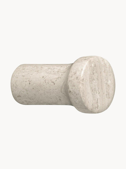 Westwing Colgadores de pared de mármol Lamura 2 uds