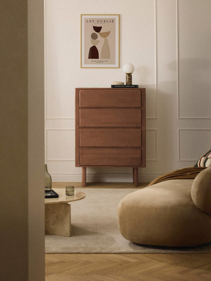 Westwing Cómoda Artesanal De Madera De Roble Chandler