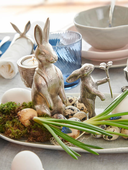 Westwing Conejo Decorativo Artesanal Con Efecto Envejecido Belami 12 Cm