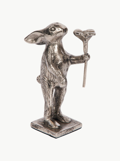 Westwing Conejo Decorativo Artesanal Con Efecto Envejecido Belami 12 Cm