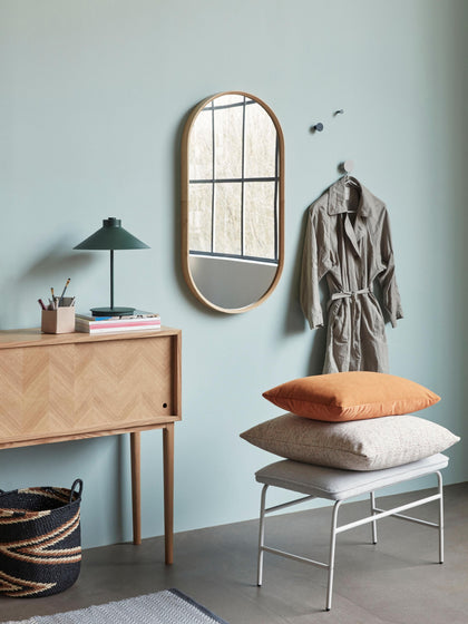 Westwing Consola De Madera De Roble Con Diseño En Espiga Herringbone