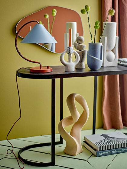 Westwing Consola De Metal Con Tablero De Madera Carter