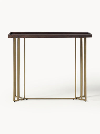 Westwing Consola De Recibidor De Madera De Mango Luca