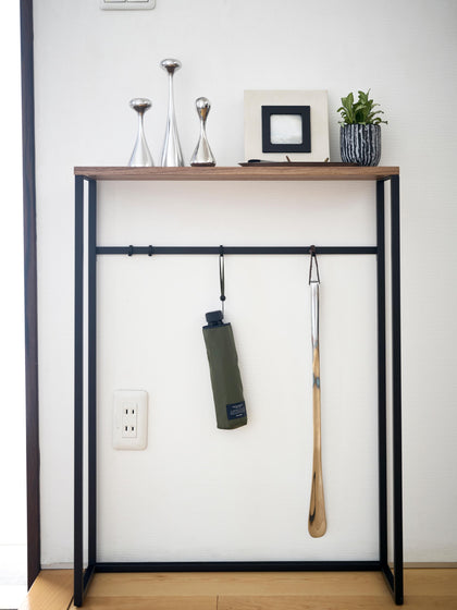 Westwing Consola Estrecha De Metal Con Ganchos Tower