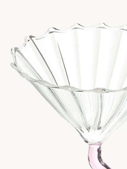 Westwing Copas De Cóctel De Vidrio De Borosilicato Curve 2 Uds