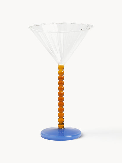 Westwing Copas de cóctel de vidrio de borosilicato Perle 2 uds