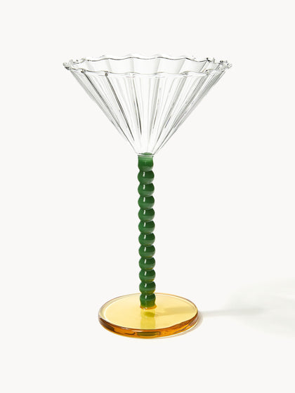 Westwing Copas de cóctel de vidrio de borosilicato Perle 2 uds