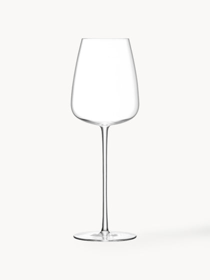 Westwing Copas de vino blanco de vidrio soplado artesanalmente Wine Culture 2 uds