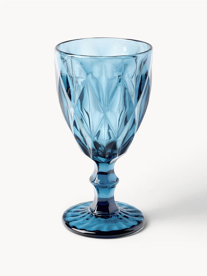 Westwing Copas De Vino Con Patrón Texturizado Colorado 4 Uds