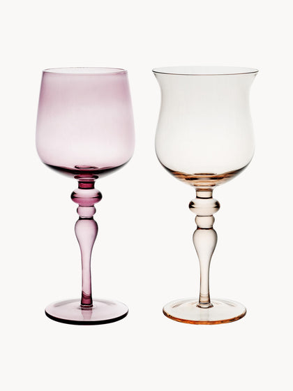 Westwing Copas De Vino De Vidrio Soplado Artesanalmente Desiguale 6 uds