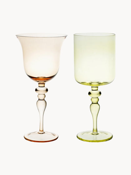Westwing Copas De Vino De Vidrio Soplado Artesanalmente Desiguale 6 uds