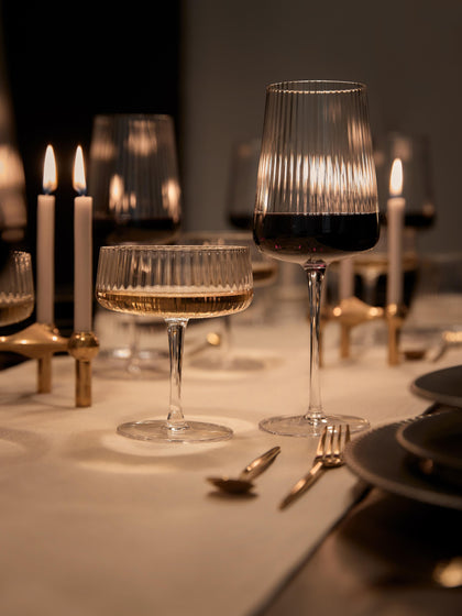 Westwing Copas De Vino Tinto Artesanales Con Relieves Cami 4 uds
