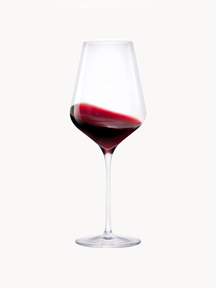 Westwing Copas De Vino Tinto De Cristal Quatrophil 6 uds