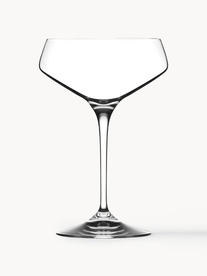 Westwing Copas pompadour de champán de cristal Aria 6 uds