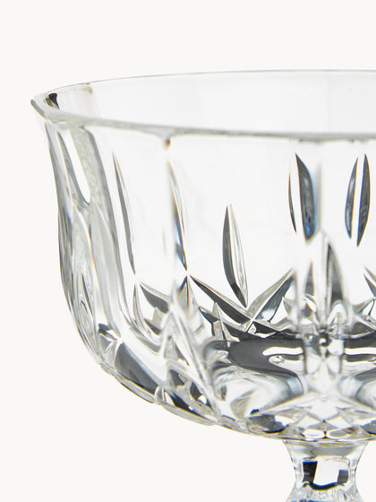 Westwing Copas Pompadour De Champán De Cristal Con Relive Opera 6 uds