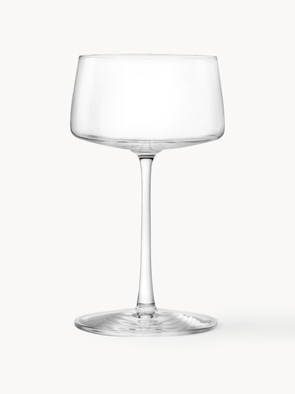 Westwing Copas pompadour de champán de cristal Power 6 uds