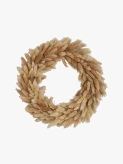 Westwing Corona decorativa de colas de liebre Cilia