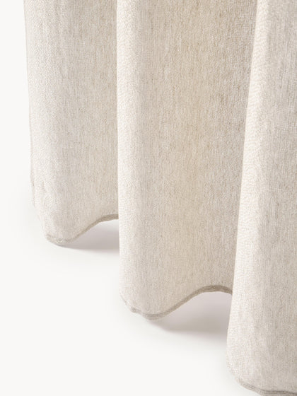 Westwing Cortina Semitransparente Con Dobladillo Harmony 2 Uds