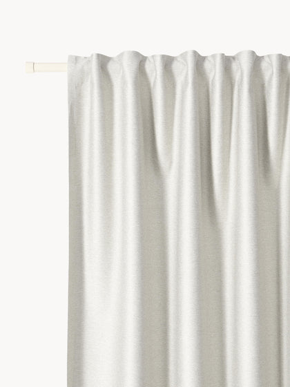 Westwing Cortinas opacas con multibanda Asher 2 uds