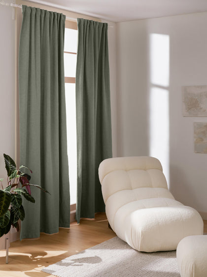 Westwing Cortinas Semiopacas Con Multibanda Jensen 2 uds
