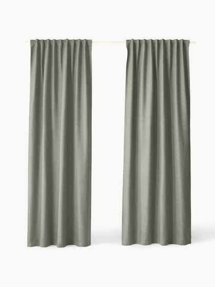 Westwing Cortinas Semiopacas Con Multibanda Jensen 2 uds