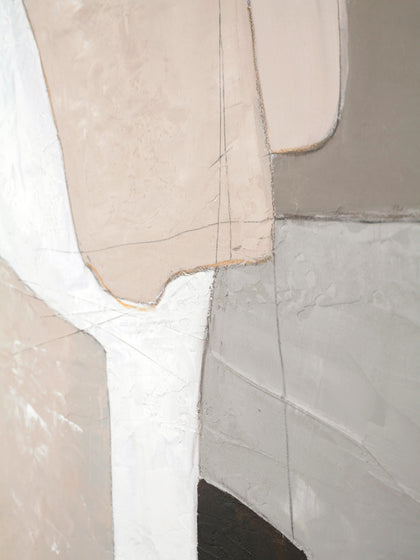 Westwing Cuadro En Lienzo Pintado A Mano Accurate Marco De Madera