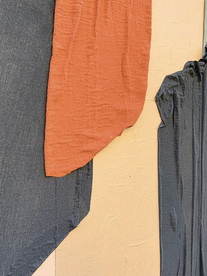 Westwing Cuadro En Lienzo Pintado A Mano Con Marco Fabrics